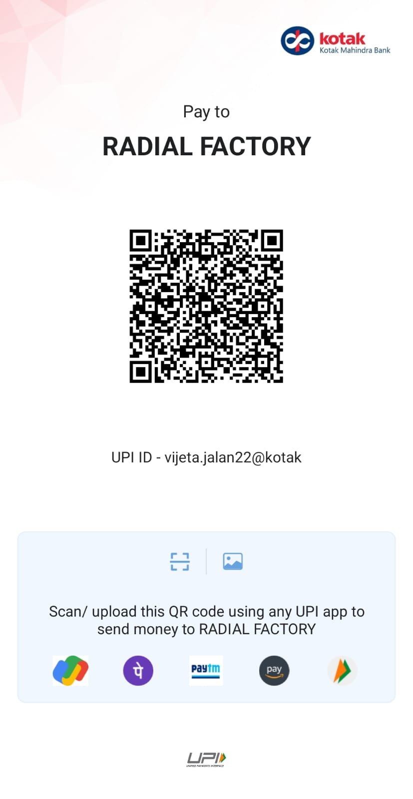 Payment QR Code